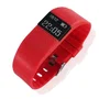 Billow Pulsera de Actividad Fitness BT 4.0 con Pulsómetro, Pantalla 1.2 cm, Compatible Android e iOS, Color Rojo